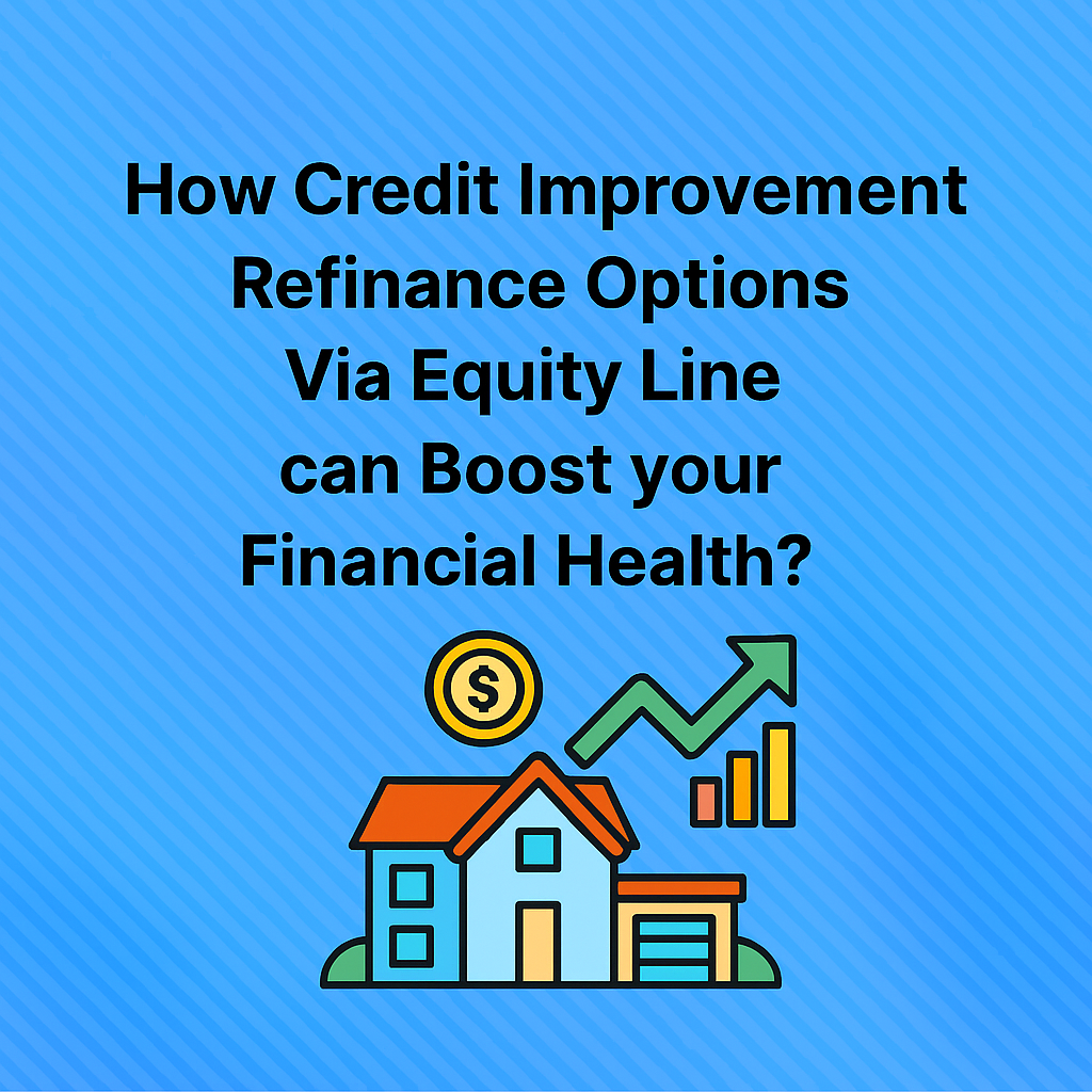 How Credit Improvement Refinance Options Via Equity Line can Boost your Financial Health?